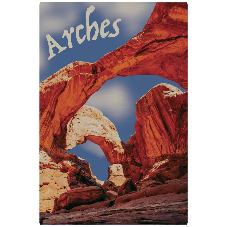 Gloss Silver 8" x 12" ChromaLuxe Aluminum Photo Panel