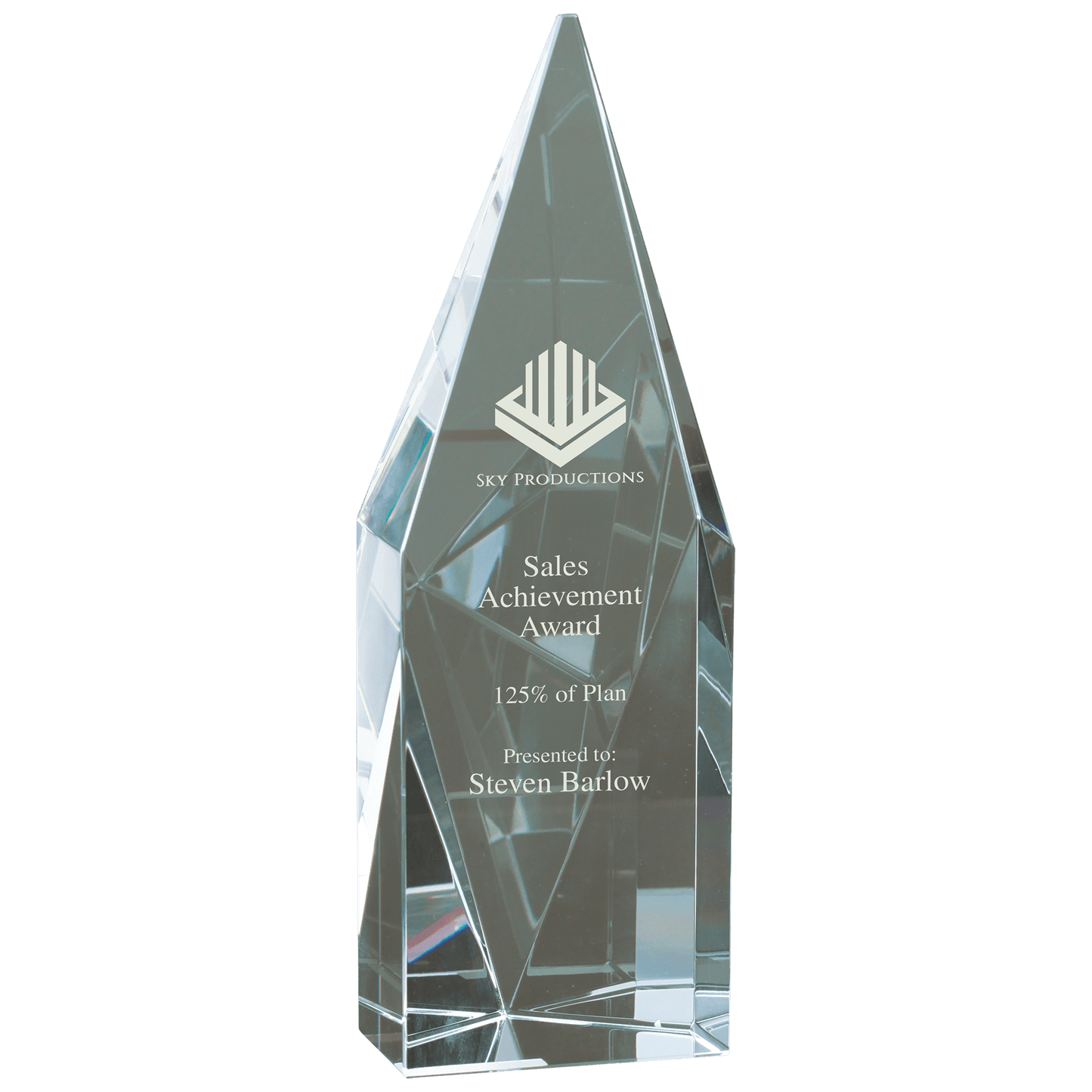 7 3/4" Crystal Diamond Tower