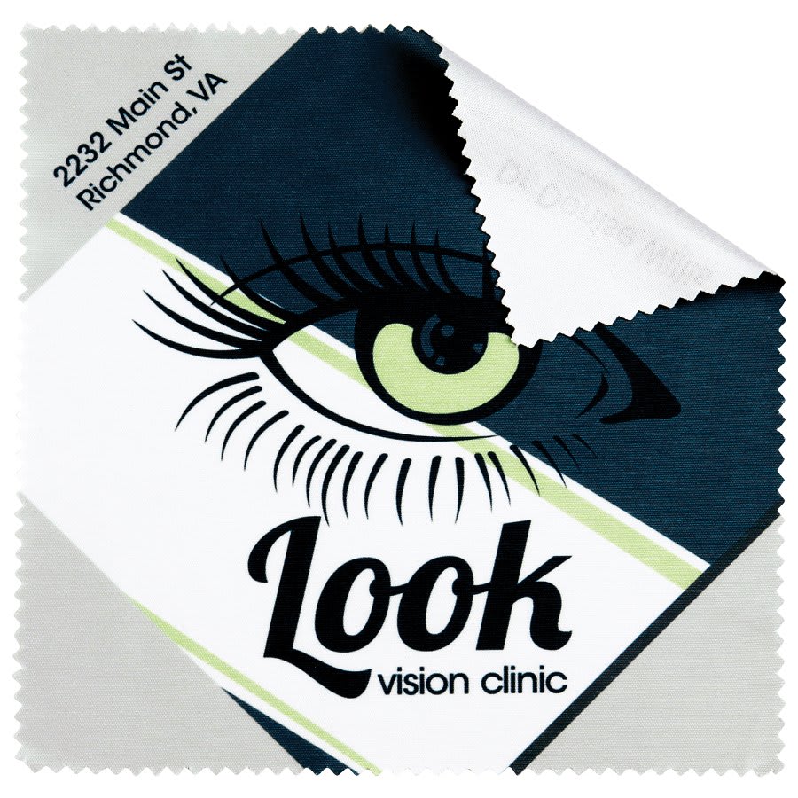 6" x 6" Sublimatable Microfiber Cleaning Cloth