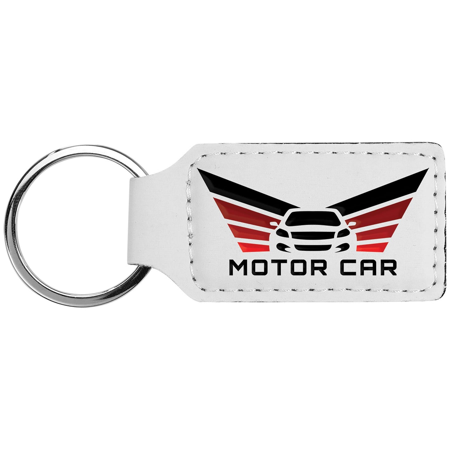 2 3/4" x 1 1/4" Subli-Tru Rectangle Keychain