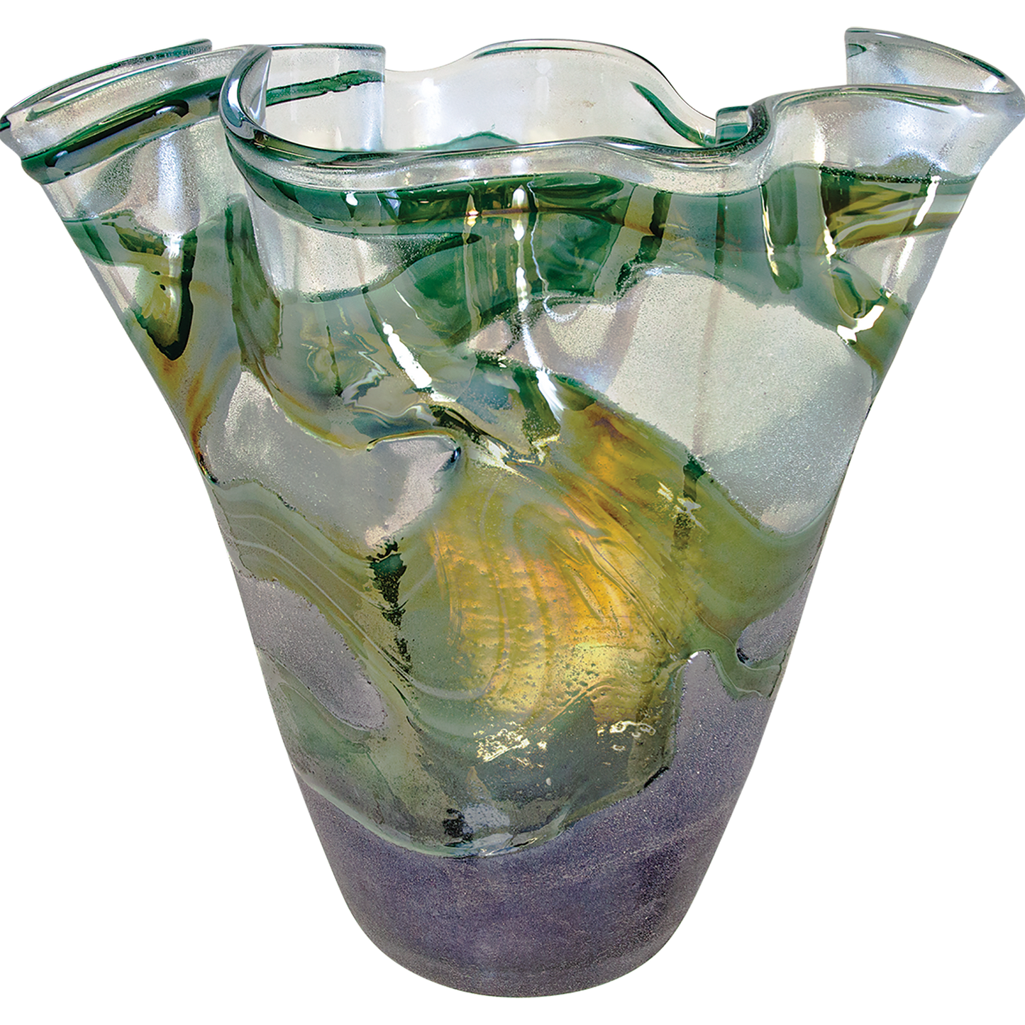 11 1/4" Art Glass Vase
