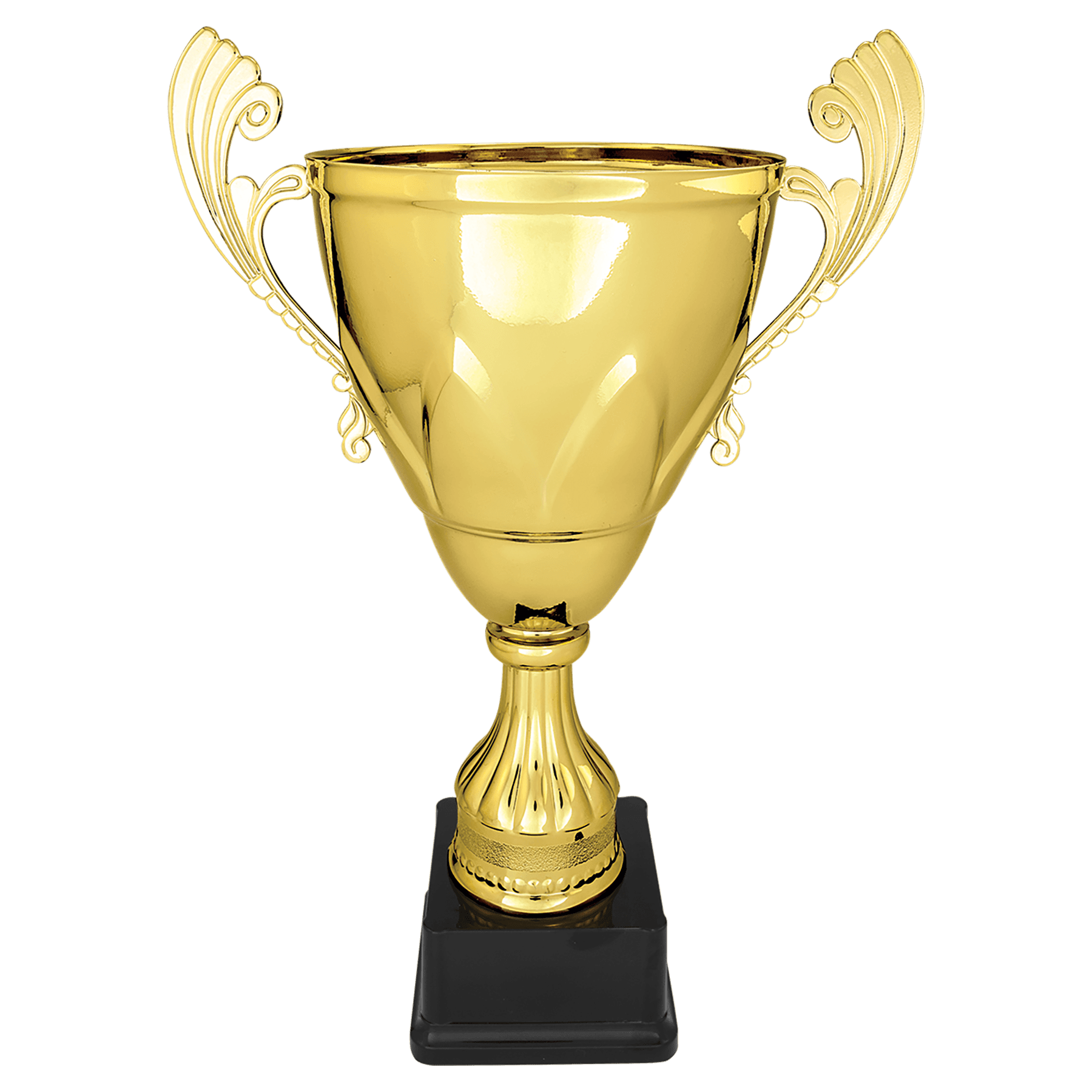 Gold 15" Completed Metal Cup on Plastic Base