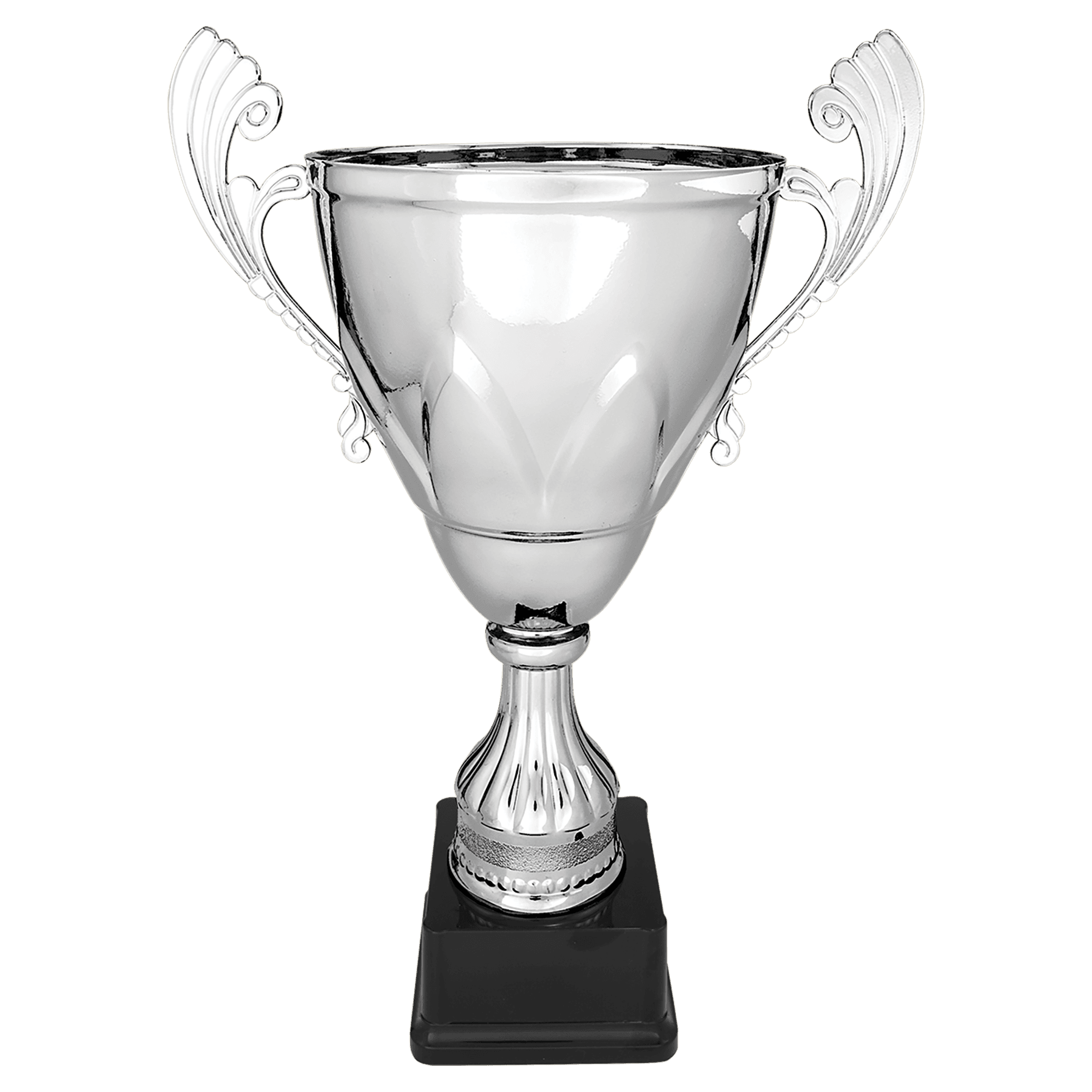 Silver 15" Completed Metal Cup on Plastic Base