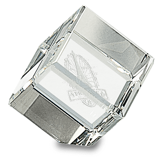 1 1/2" x 1 1/2" Crystal Cube