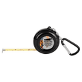 2-Sided 6-Foot Black Tape Measure Keychain