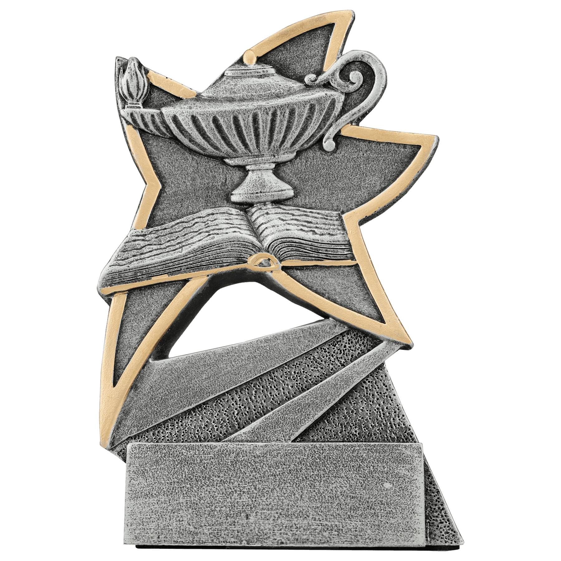 5 1/2" Lamp of Knowledge Jazz Star Resin