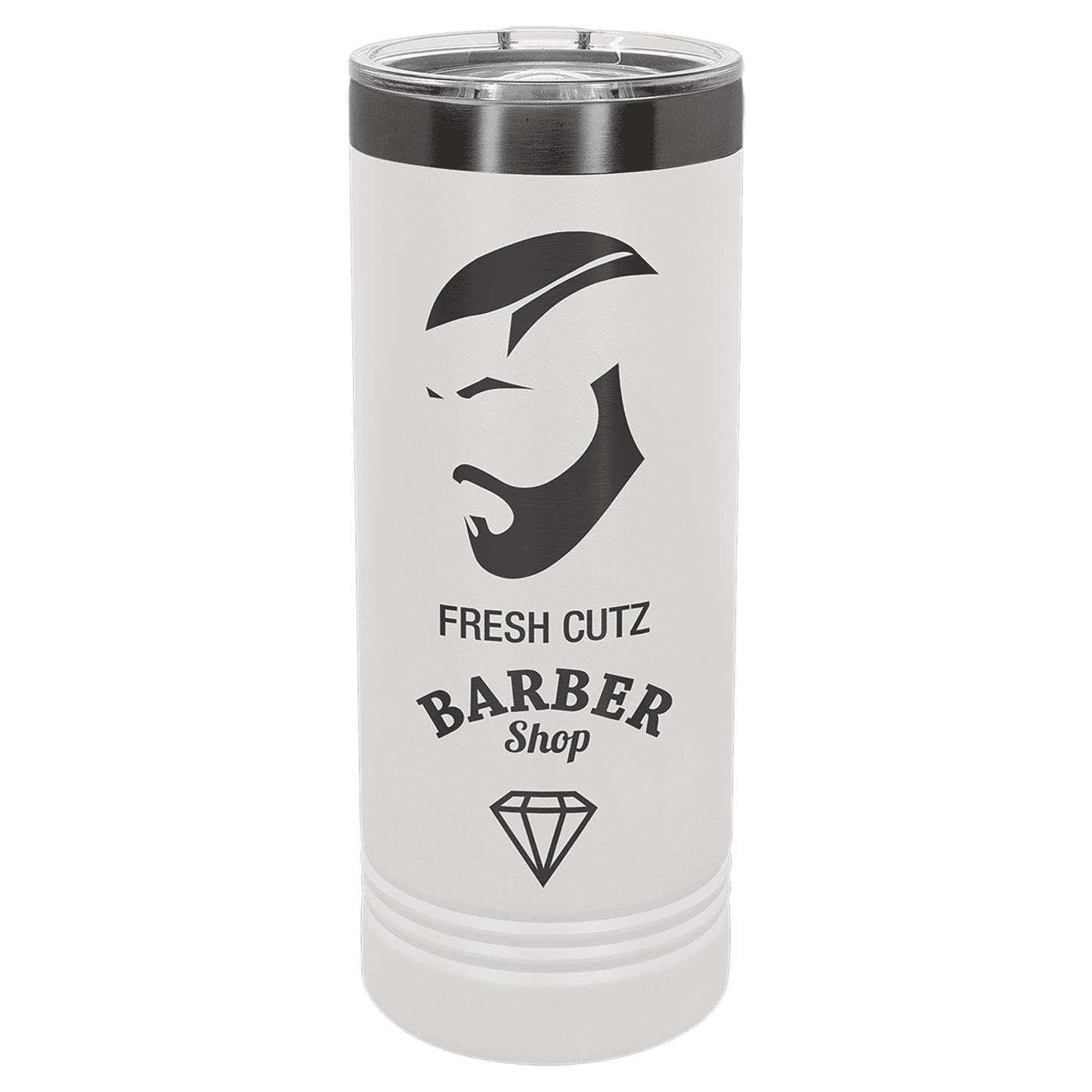 White Ghost Black Polar Camel 22 oz. Skinny Tumbler