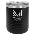 Black Vacuum Insulated Ringneck Tumbler with Clear Polar Camel 10 oz. Lid