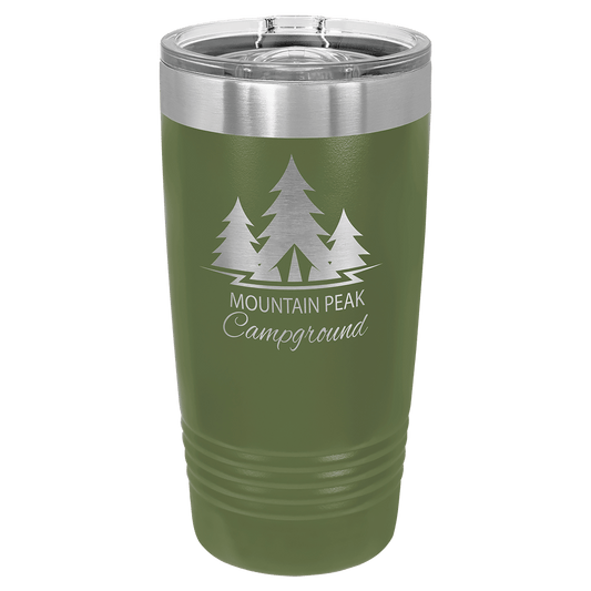 Green 2 Polar Camel 20 oz. Tumbler with Slider Lid