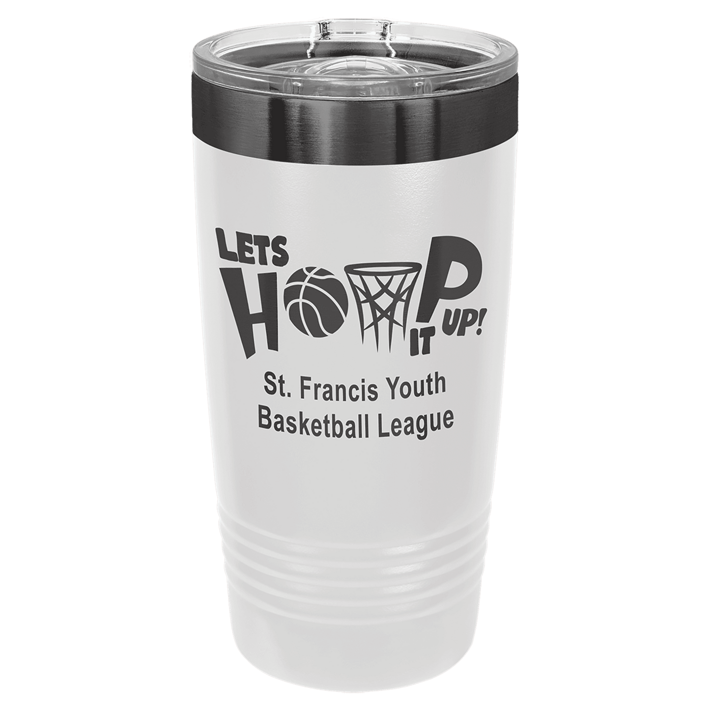 White Ghost Black Polar Camel 20 oz. Ringneck Tumbler