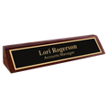 10 1/2" Rosewood Piano Finish Desk Wedge