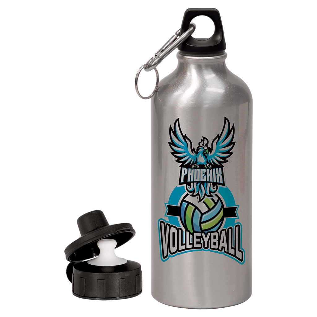 Silver 20 oz. Sublimatable Aluminum Water Bottle