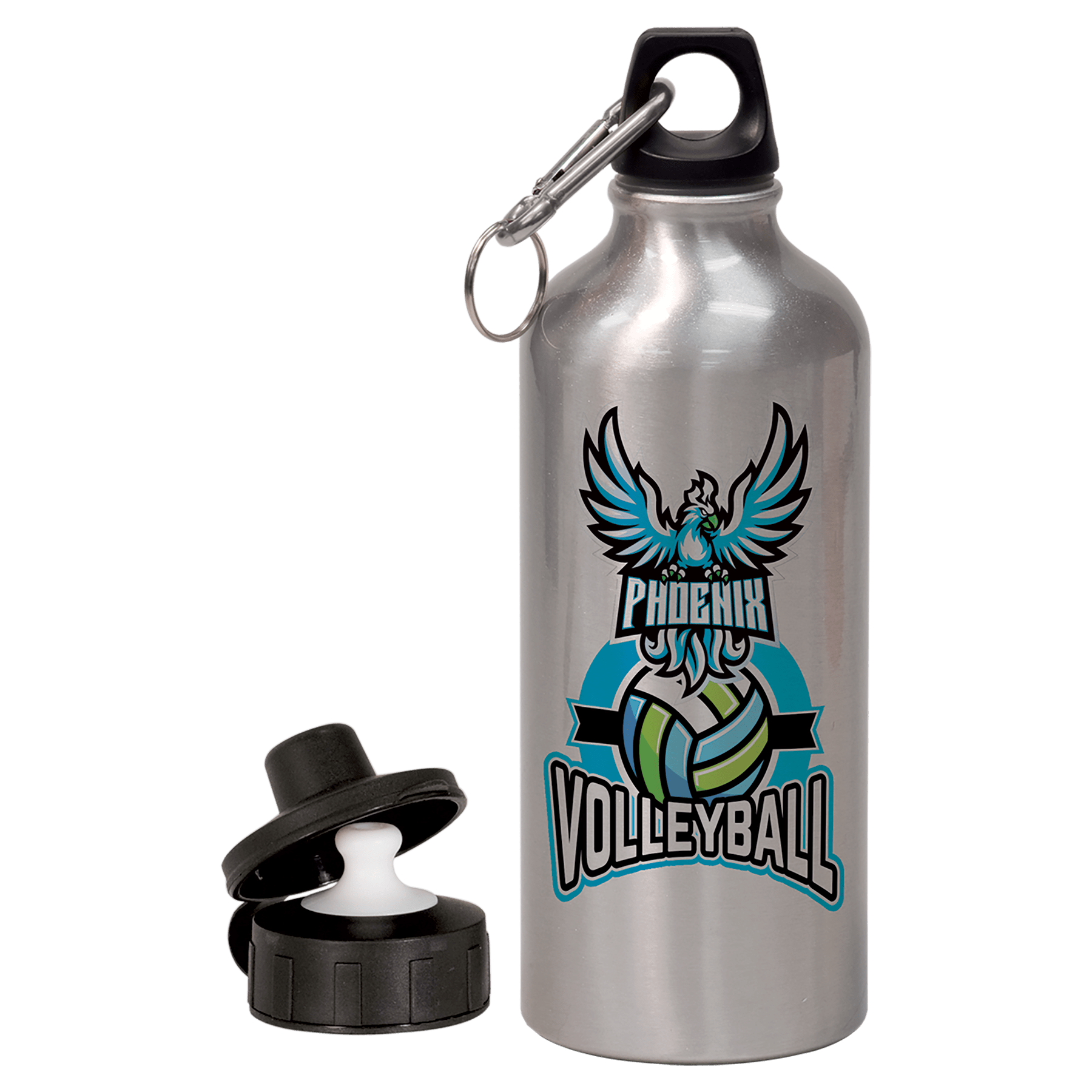 Silver 20 oz. Sublimatable Aluminum Water Bottle
