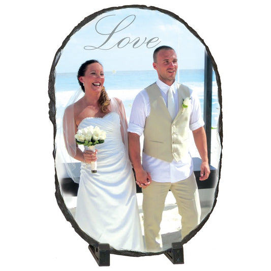 7 1/2" x 11" Oval Gloss SubliStone