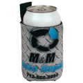 White Sublimatable Beverage Holder with Magnetic Strap