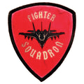 3" Shield Sublimatable Patch with Adhesive & Black Border