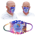 6 1/2" x 5 1/2" Large White Sublimatable Face Mask-Not For Medical Use