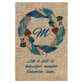 5 1/4" x 8 1/4" Sublimatable Burlap Journal with Lined Notepad