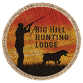 4" Round Sublimatable Burlap Coaster