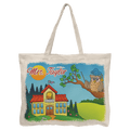 16" x 20" Linen Sublimatable Tote Bag with 4" Gusset