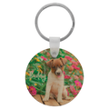 1 3/4" Diameter Sublimatable Wood Keychain
