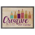 12" x 18" Sublimatable Wood Photo Panel with Frame