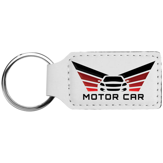 2 3/4" x 1 1/4" Subli-Tru Rectangle Keychain