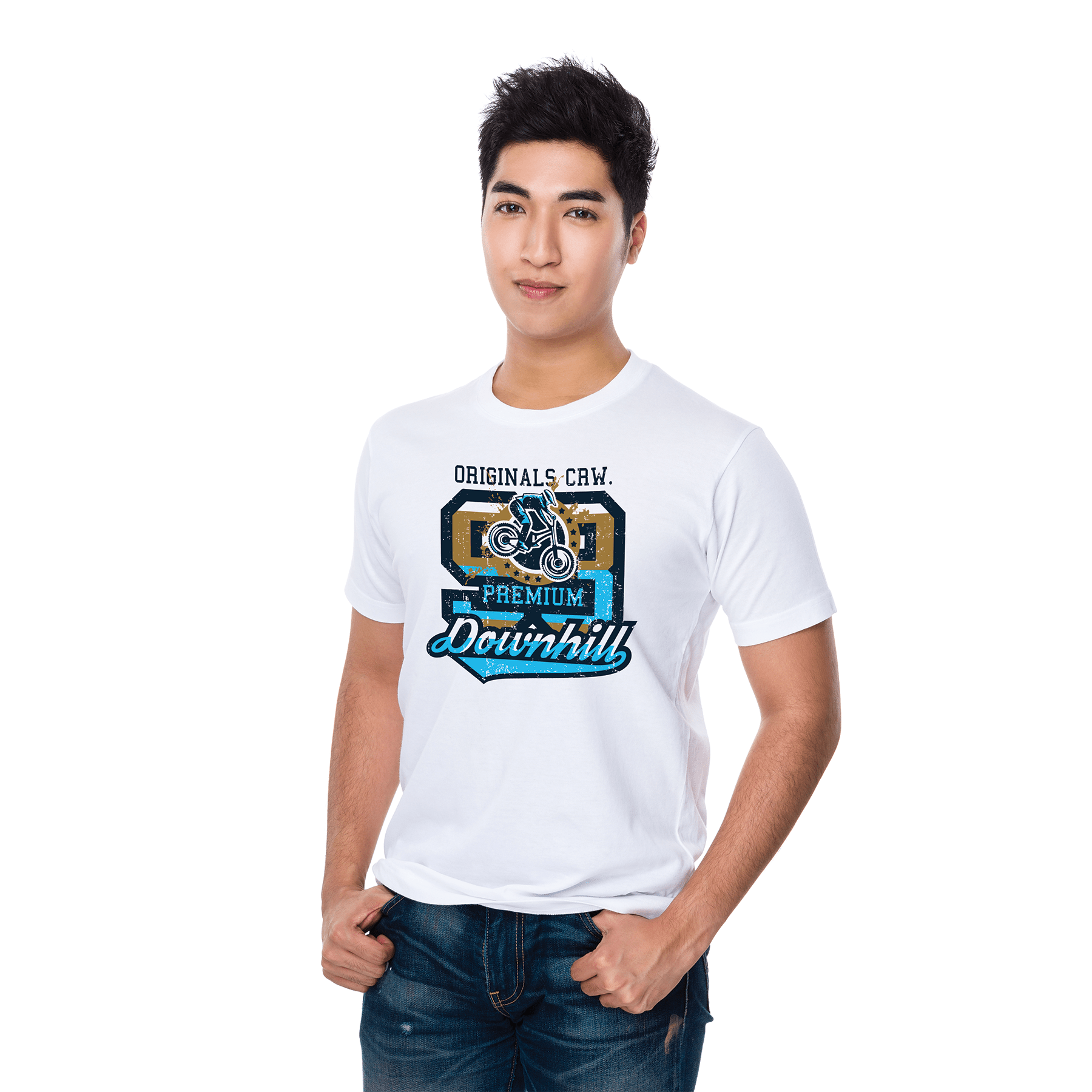 White Subli-Tru Performance T-Shirt Large