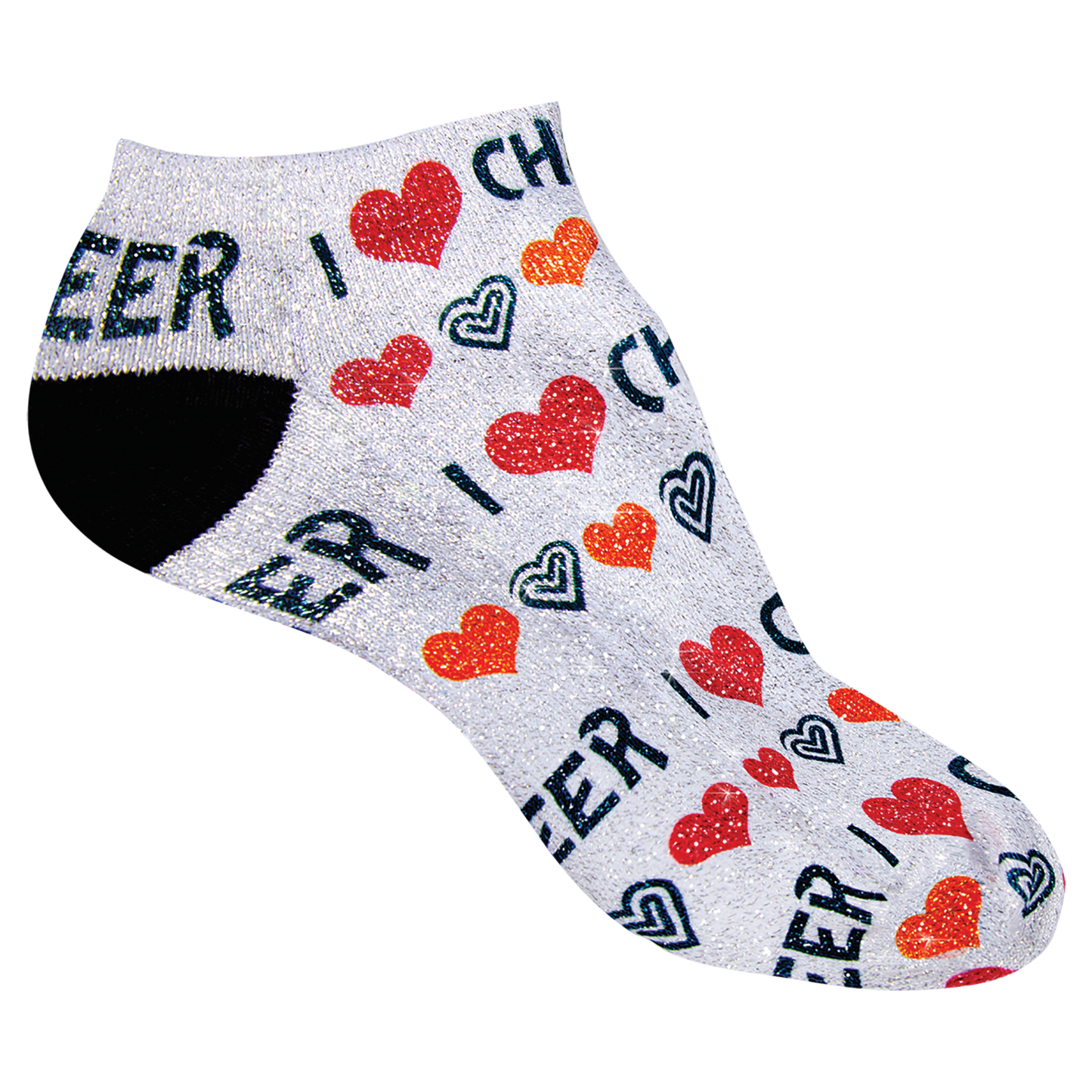 Shimmer Adult No Show Socks (1 Pair)