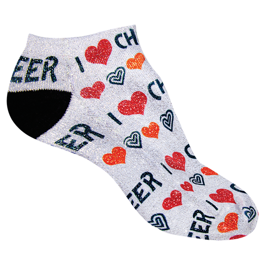 Shimmer Adult No Show Socks (1 Pair)