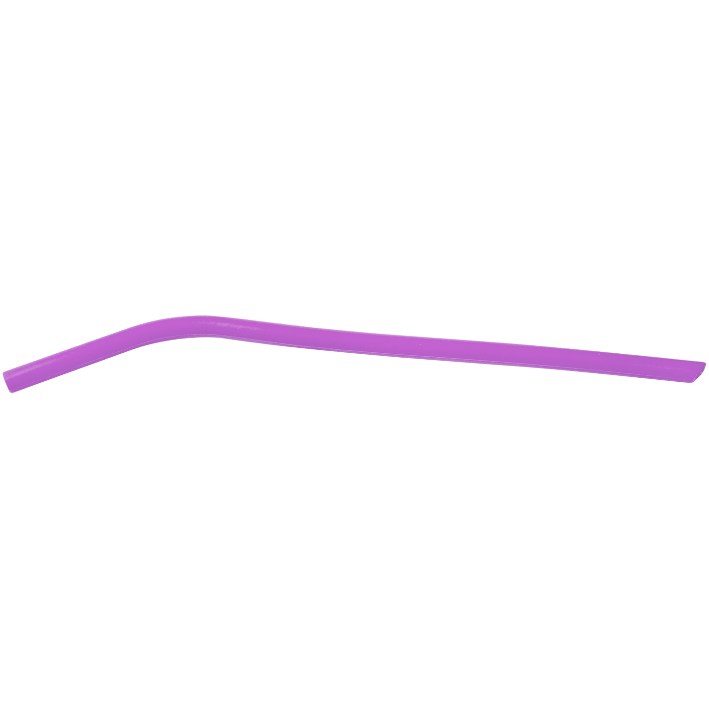 Purple 10" Small Silicone Straw