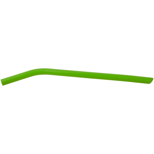 Green 10" Large Silicone Straw