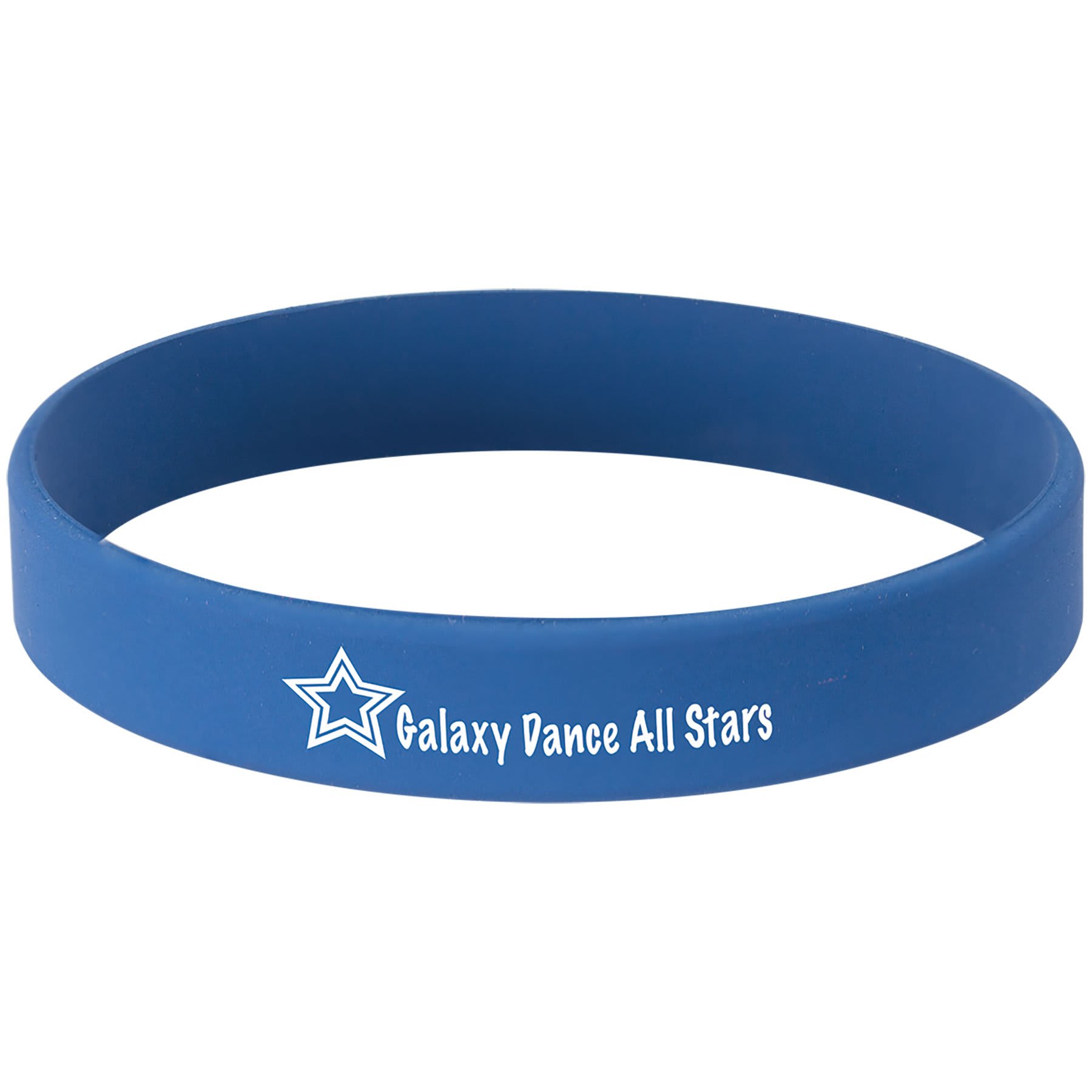 Blue/White 3 3/4" Laserable Bracelet