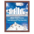 8" x 10" Unisub Sublimatable Plaque with Cherry Edge