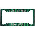 12.25" x 6.5" Gloss White Sublimatable Unisub Aluminum License Plate Frame