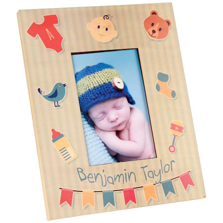 8" x 10" Matte Maple Unisub Sublimatable Frame Holds 4" x 6" Photo