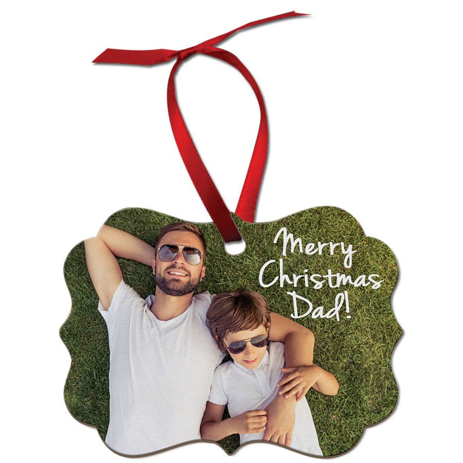 4" x 2.75" Benelux White Textured Hardboard Unisub Sublimatable Ornament