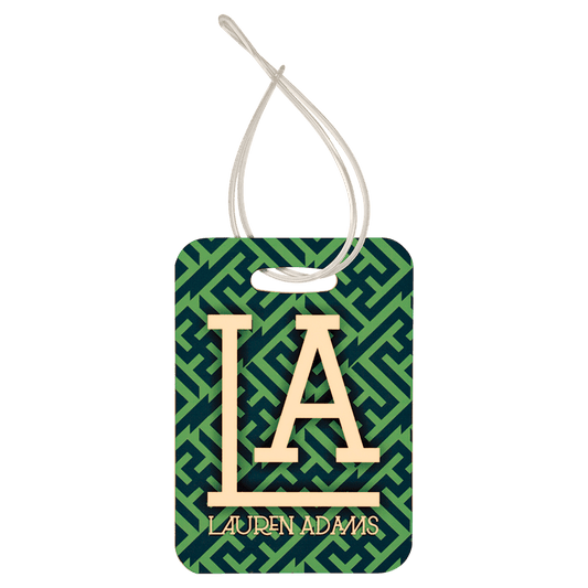 2-Sided Gloss Rectangle Bag Tag
