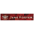 10" x 2" x .09" White Unisub Sublimatable FRP Name Plate