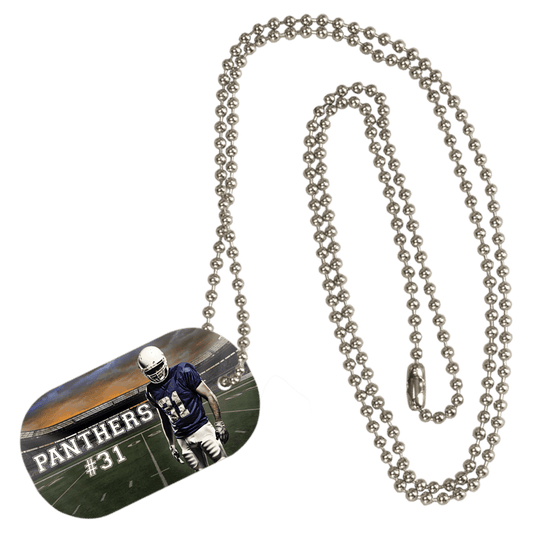 1-Sided Gloss Aluminum Dog Tag