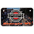 7" x 4" x .025" White Sublimatable UVSub Aluminum Motorcycle License Plate