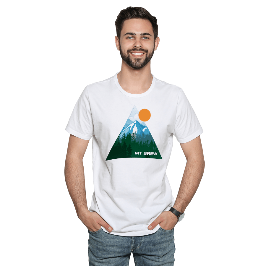Men's Basic T-White