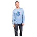 Men's Solar Performance Long Sleeve Shirt-Cobalt Blue