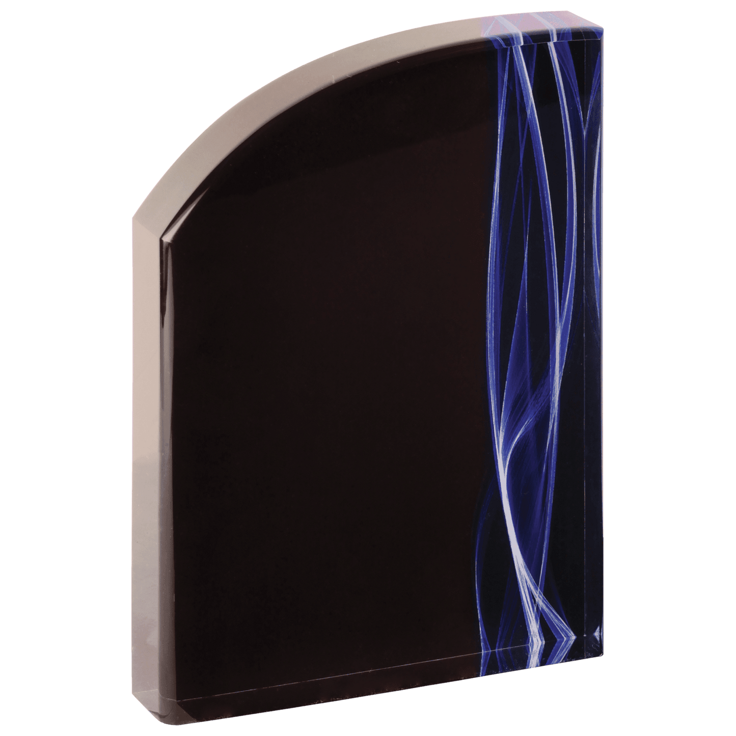 Blue 7" Wave Vapor Acrylic