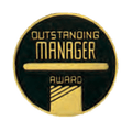 Outstanding Manager CAM Medallion
